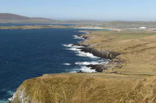 Looking down from Sumburgh head